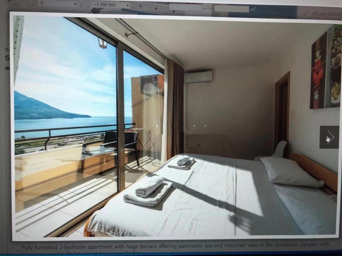 Sea View Two Bedroom Family Apartment With Pool - Sunset Ivanovici Becici  Exterior photo